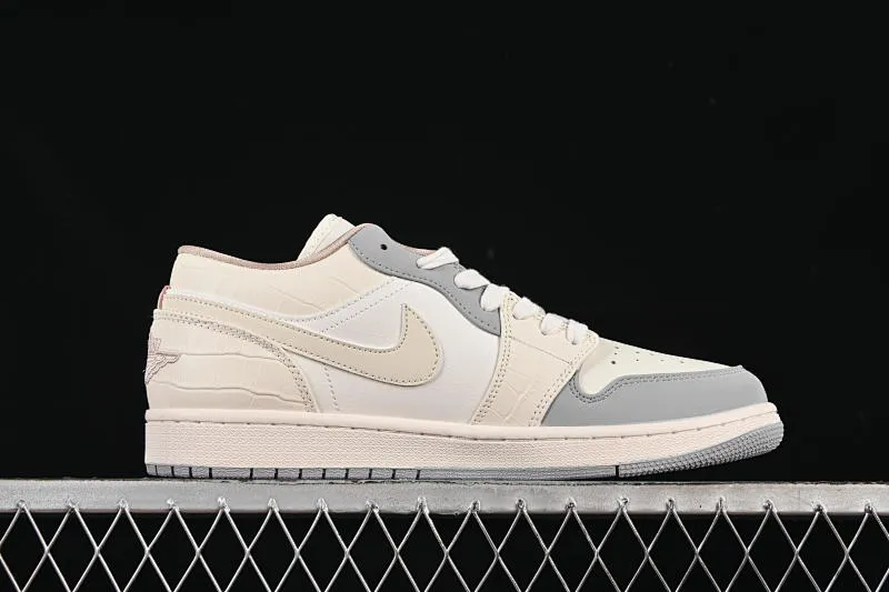 All categories Air Jordan Jordan series basketball shoes Air Jordan 1 Low Air Jordan 1 Low AJ1 Joe 1 flash diamond white crack low-top cultural casual sneakers IH7323-100